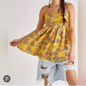 Free People Gilded Indigo Molly Tunic Women’s Size Small